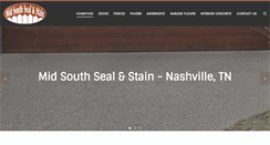 Desktop Screenshot of midsouthsealandstain.com